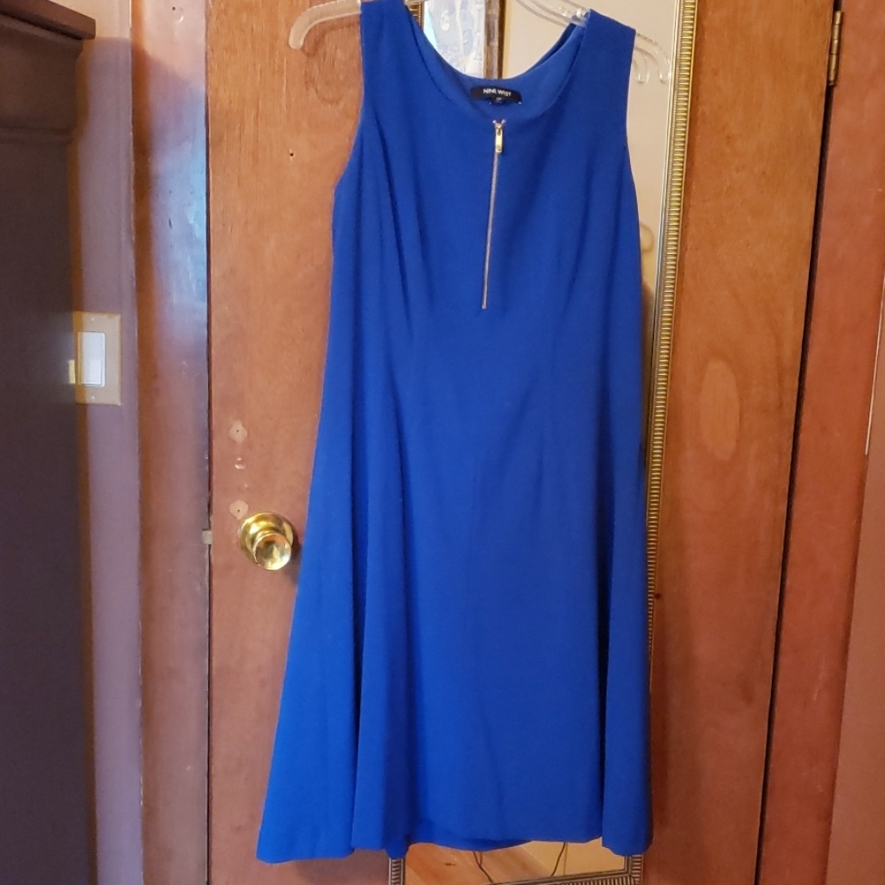 Blue dress